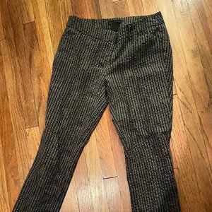 Willi Smith Gold&Black patterned slack pants